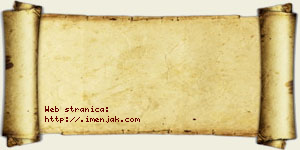 Elma Bjelić vizit kartica